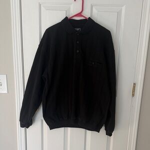 Vintage Safe Harbor Sportswear Men's Classic Black Pullover Sweater